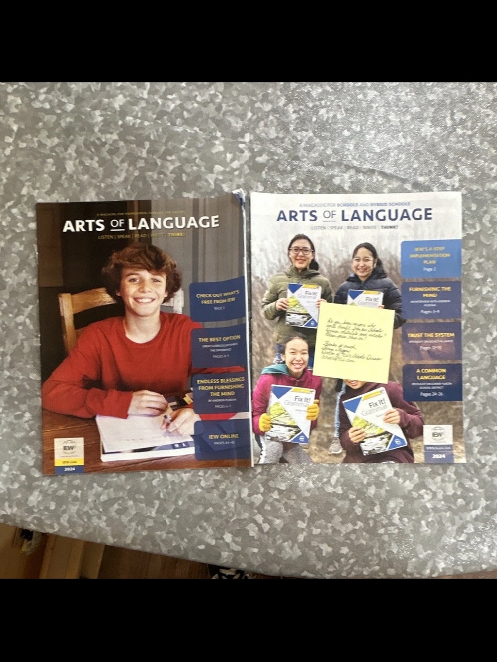 Arts of Language Educational Magazine - Red Cover